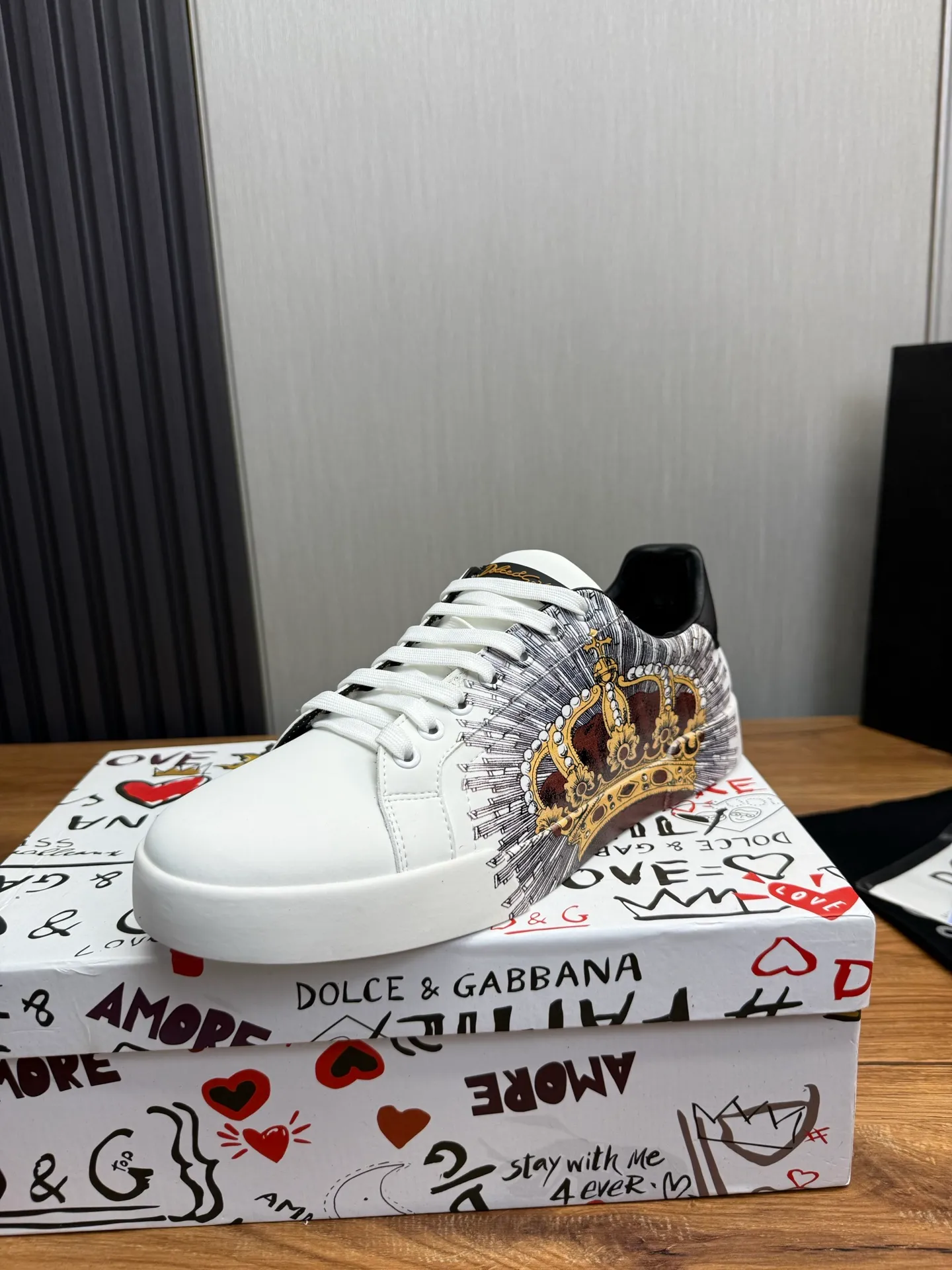 Men's men's shoes 💰480💰 Dolce & gabbana (DG) official website synchronized new models 💥1 fashion hot models: 1 Exclusive mold opening ✅Imported cowhide for the upper, unique brand style logo upper 💥Sheepskin feet 🐑Original private mold outsole ✔️36-44 (38.45 custom-made, non-refundable)
